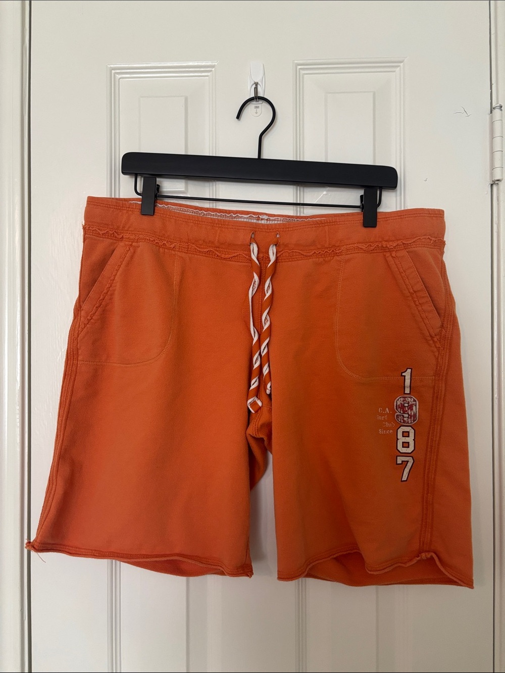 Mossimo Y2k Bermuda Surf Shorts - Orange (XL)